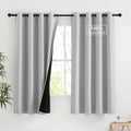 NICETOWN Blackout Curtains for Kitchen, Thermal Insulated Short Curtains for Living Room Window Blinds, Grommet Room Darkening Smart…