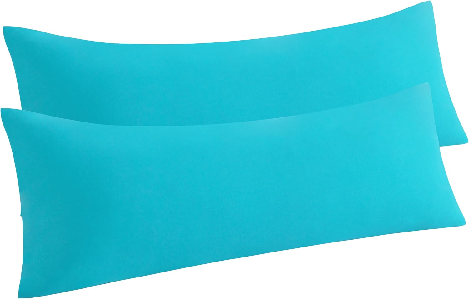 Ntbay Body Pillow Cases Set of 2, 2 Pack Brushed Microfiber 20x54 Pillow Cases, Soft, Wrinkle, Fade, Stain Resistant Blue Pillow Cases with…