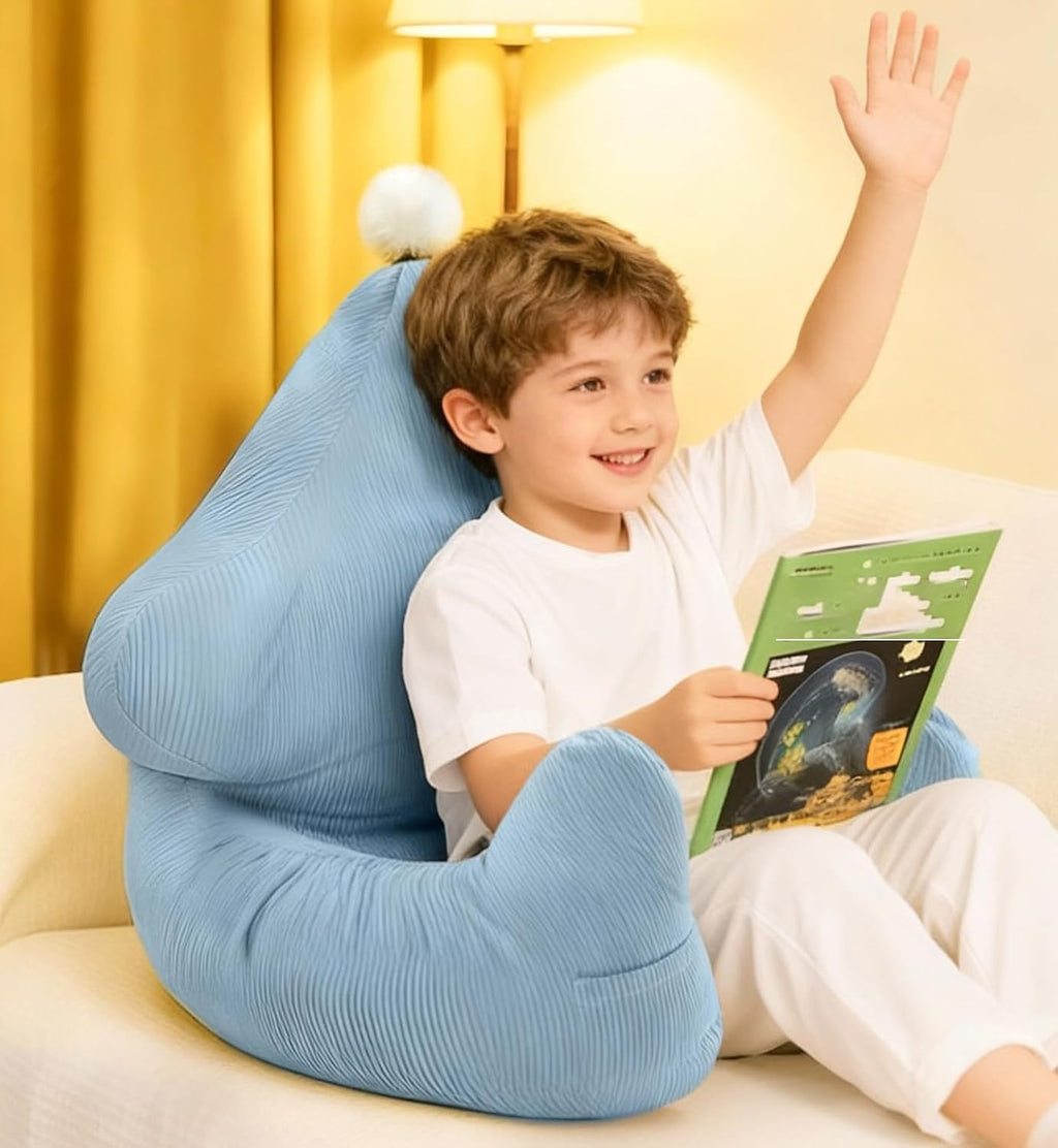 Ceanlex Reading Pillows for Sitting in Bed, Corduroy Back Pillow Bed Sitting Up, Cute Star Shape Back-Rest Support Cushion for Sit Up on Co…