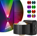 L LOHAS LED Night Light Projector, Color Changing Night Light Plug into Wall, Dusk to Dawn Sensor, Rotating Nightlight, RGB Ambient…