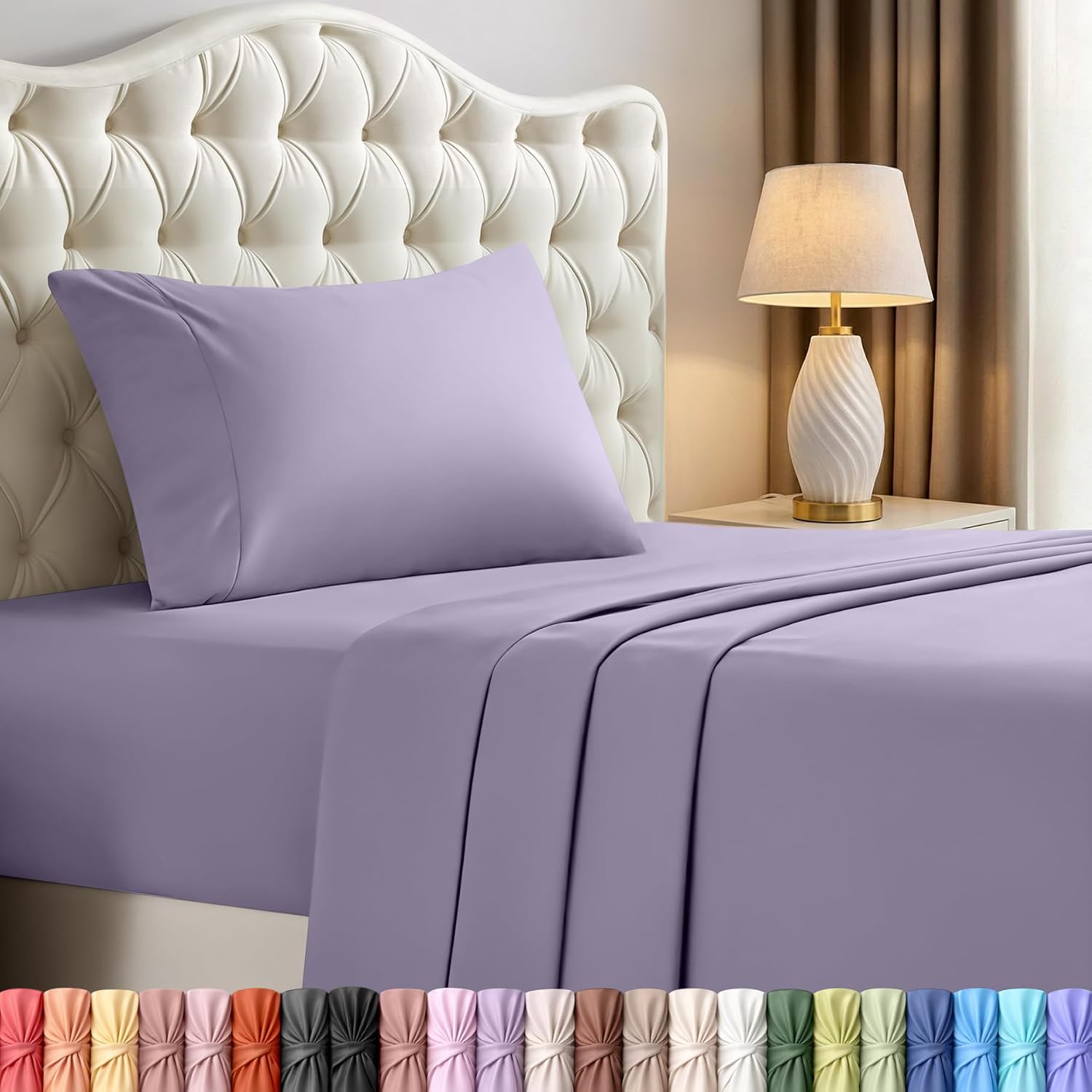 Utopiabedding Utopia Bedding Twin XL Sheet Set – 3 Piece Bed Sheets for Twin XL Size Bed, Soft and Breathable Microfiber, Includes 1 Fitted…