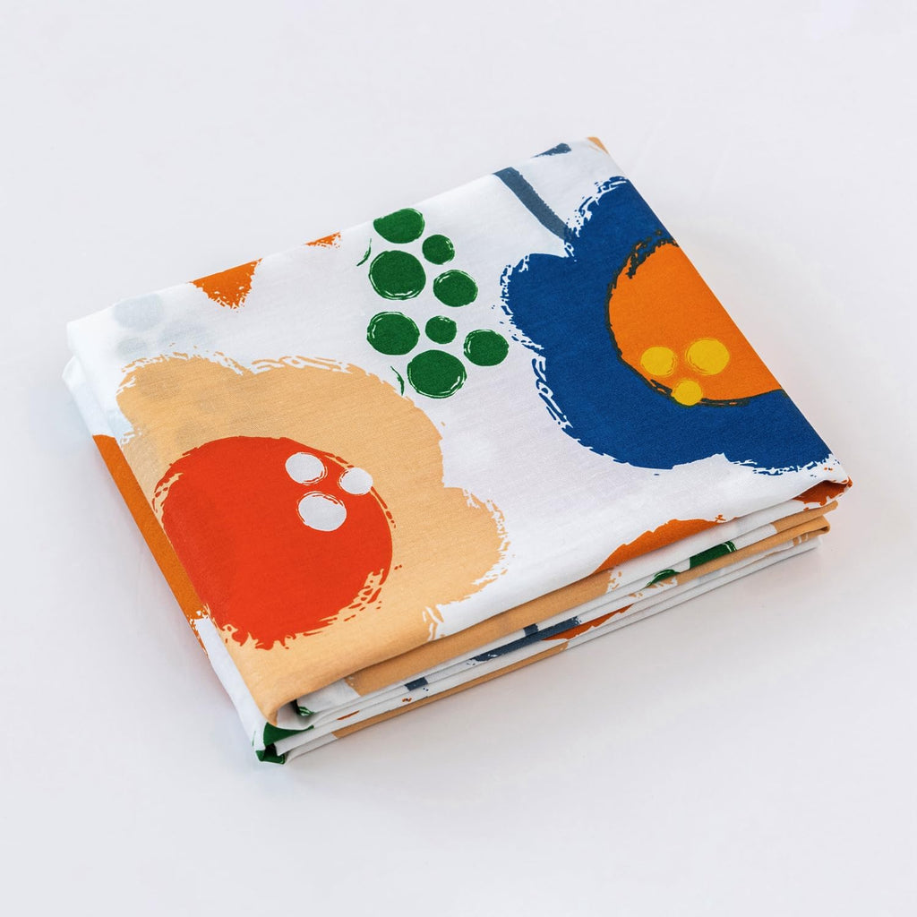 Susybao Floral Pillow Cases King Size Set of 2 100% Cotton Colorful Flower Pillow Covers Envelope Closure End Orange Blue Botanical Decorat…