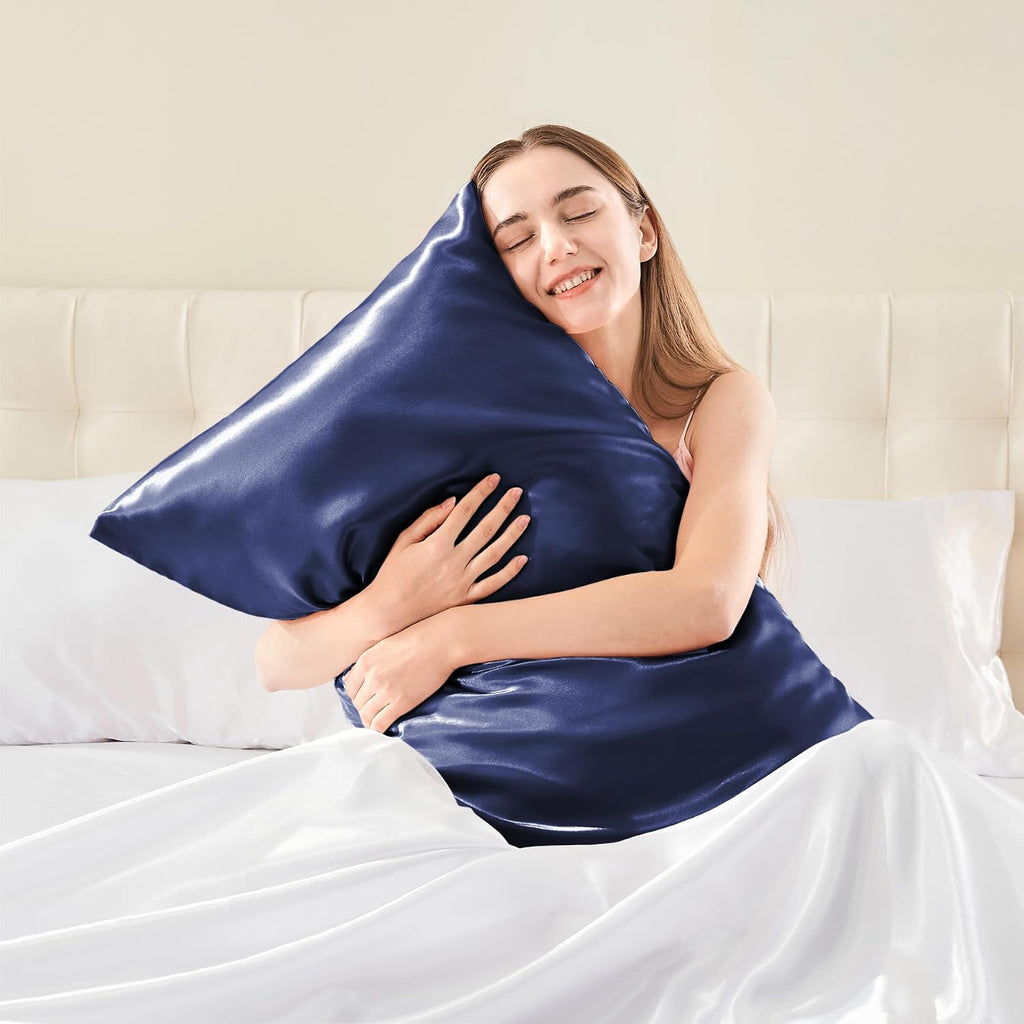 Bedelite Satin Body Pillow Cover, Super Soft and Cooling Body Pillow Pillowcase for Hair and Skin, Breathable Silky Full Long Pillowcase Co…