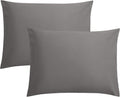 FLXXIE Pillow Cases Standard Size, Soft Microfiber Pillow Covers with Envelope Closure, Wrinkle, Stain Resistant Pillowcases, 2 Piece…