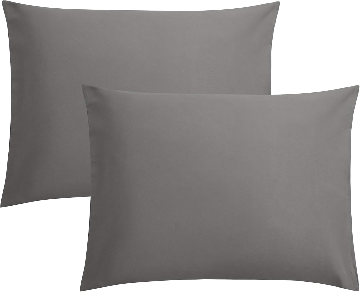 FLXXIE Pillow Cases Standard Size, Soft Microfiber Pillow Covers with Envelope Closure, Wrinkle, Stain Resistant Pillowcases, 2 Piece…