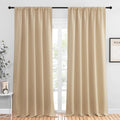 NICETOWN Room Darkening Curtains for Bedroom - Home Decoration Privacy Protection Thermal Insulated Solid Drapes/Draperies for Sliding…