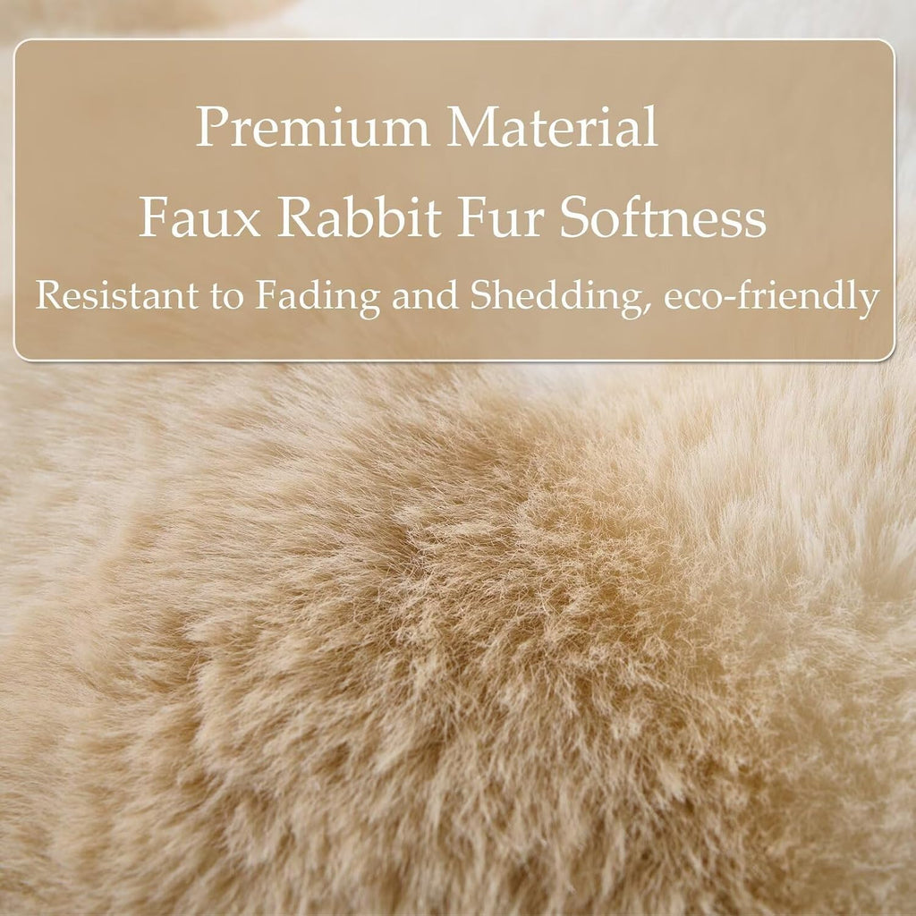 20"x54"Luxury Shaggy Faux Fur Body Pillow Cover, Bubble Fluffy Plush Bed Body Pillowcase with Zipper Closure, Soft Decorative Plush Long…