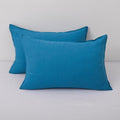 Chuffed Linen Pillowcases 2 Pack 100% Linen Standard Pillow Cases, Breathable and Cooling Washed Pillowshams with Zipper Closure, 20x30 Inc…