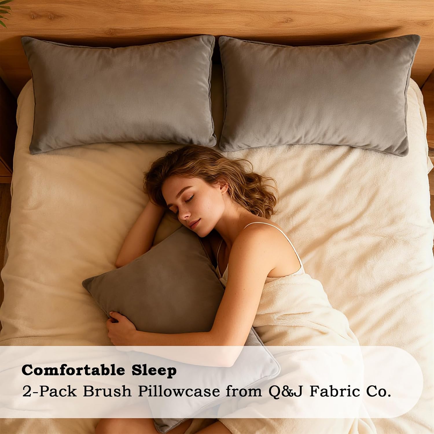 QJFabricCO Q&J Fabric Co.Bedding Pillow Cases Standard Size set of 2 Soft Brushed Microfiber Pillow Cover, Wrinkle-Free, Fade-Resistant, Envel…