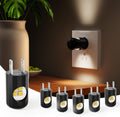 TSEXES 6 Pack LED Night Lights with Dusk to Dawn Sensor, 3000K Soft White, Plug in Wall Night Lights for Kids, Kitchen, Hallway…