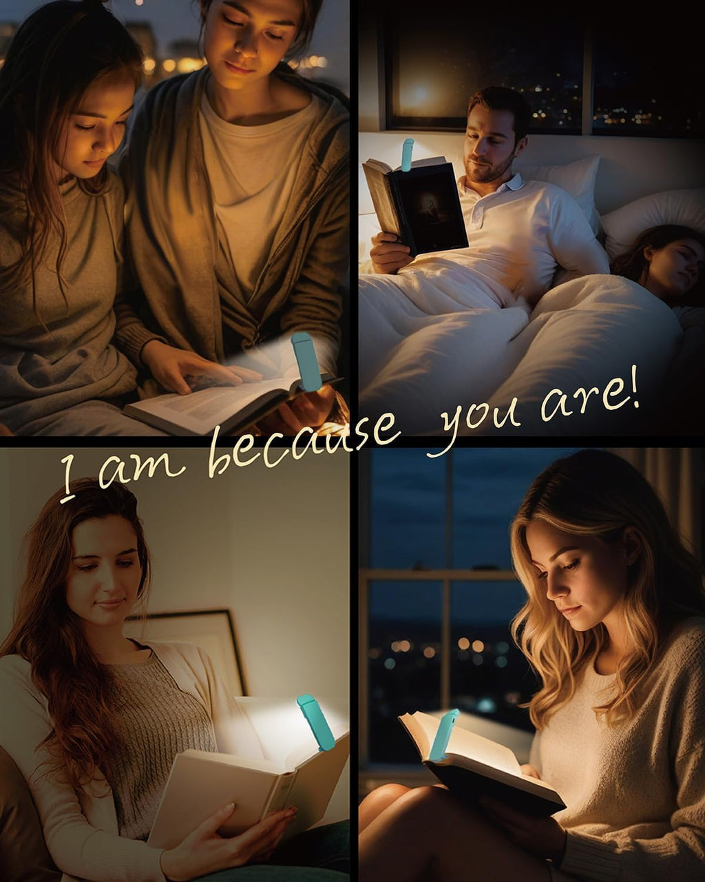 HEMONNKAM Book Reading Light, Rechargeable Clip on Booklight, Eye Caring 3 Color Temperatures & 5 Brightness Levels, Night Use for Bed…