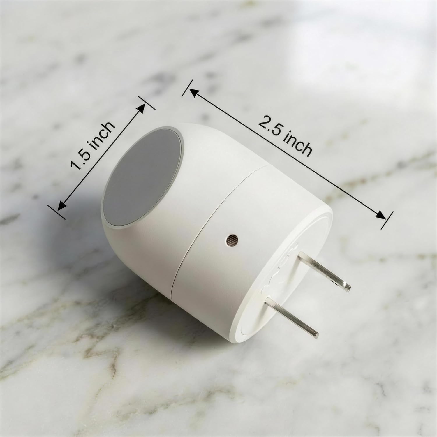 Mini LED Night Light Plug-in Smart Sensor Directional Lamp with 360° Rotating Head Auto Dusk to Dawn Lighting Energy Saving Pet Friendly…