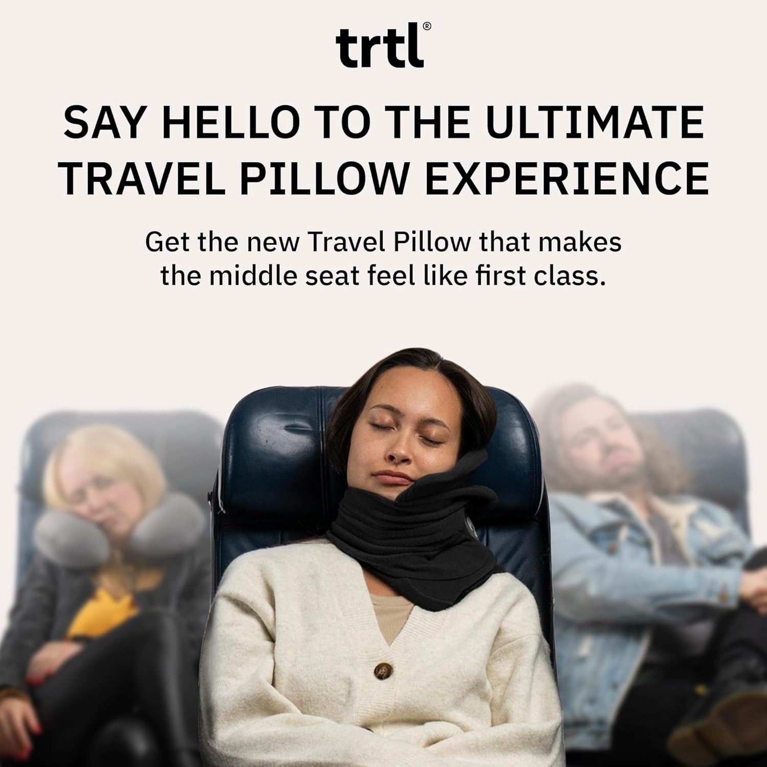 Trtl Pillow - designed for everyday use, Super Soft Neck Support Travel Pillow for Airplanes - Lightweight and Machine Washable…
