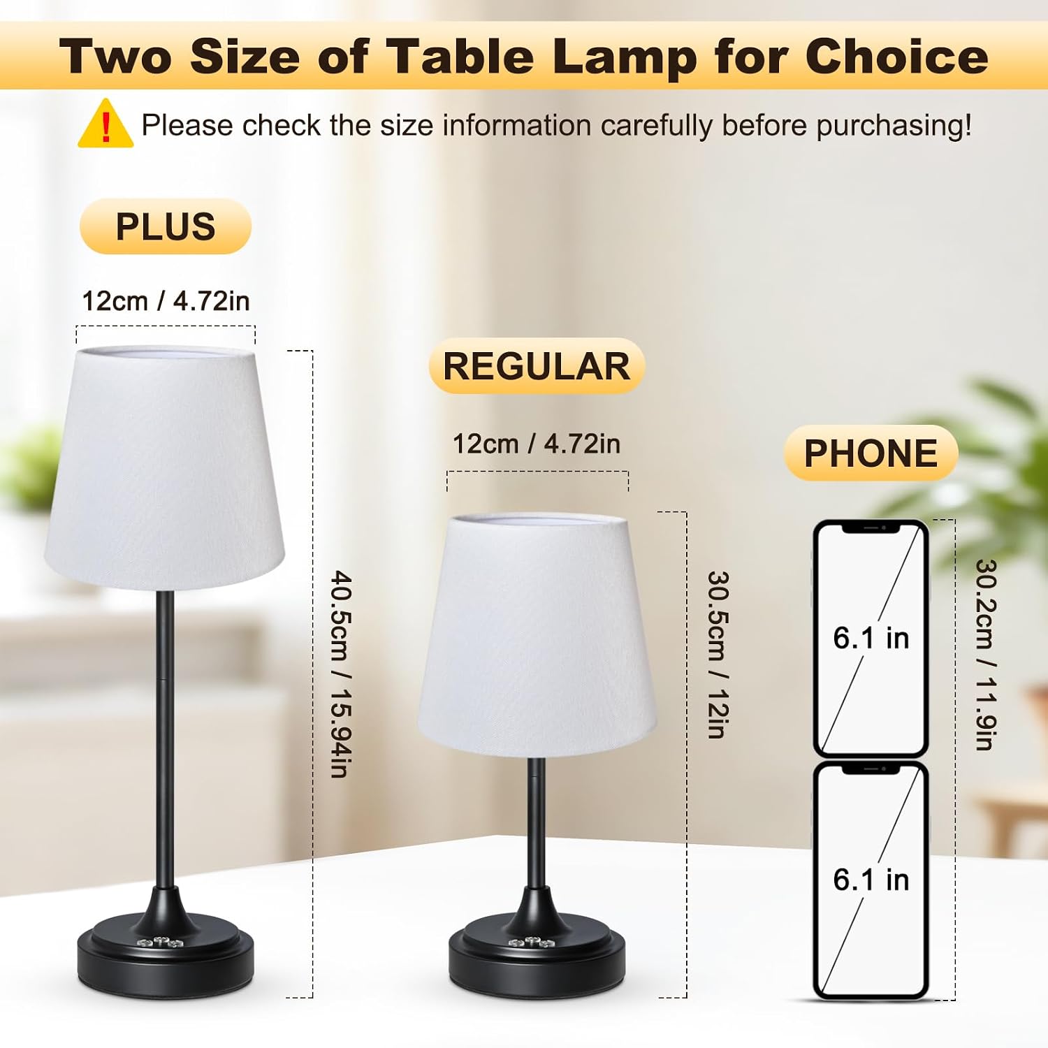 Wowag Cordless Table Lamp Rechargeable,5000mAh Battery Operated Desk Lamp,3 Colors & 7 RGB Stepless Dimmable, Touch Control Ambient Light…