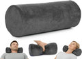 AllSettth AllSett th Round Cervical Roll Cylinder Bolster Pillow with Removable Washable Cover, Ergonomically Designed for Head, Ne…