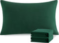 Ntbay Standard Pillowcase Set - 2 Pack Brushed Microfiber 20x26 Pillowcases - Soft, Wrinkle-Free, Fade-Resistant, Stain-Resistant, Dark Gre…