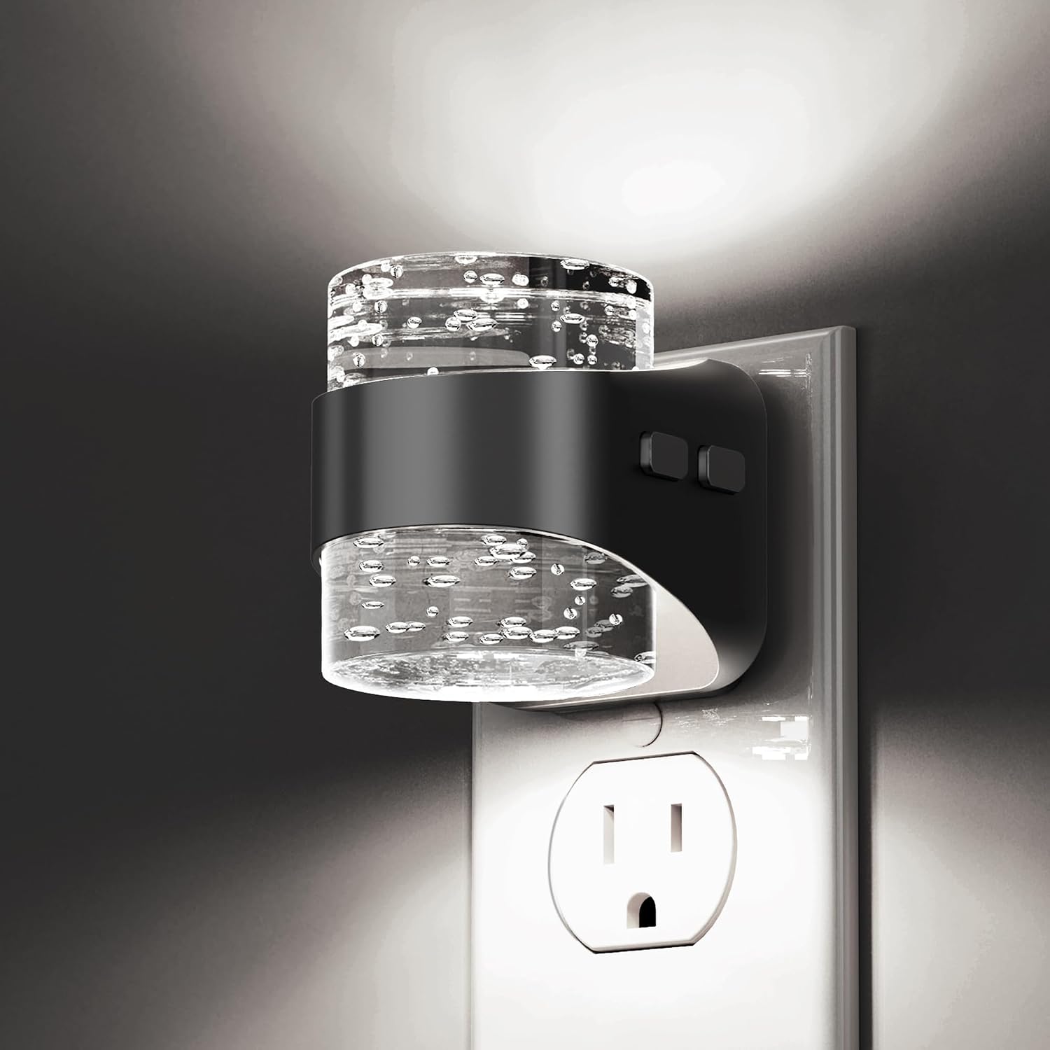Llohasled L LOHAS LED Night Light, 5000K Bubble Night Lights Plug into Wall, Acrylic Night Lights with Light Sensor, Adjustable Brightness,…