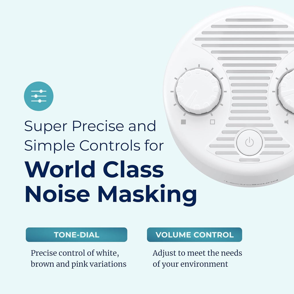 Adaptive Sound Technologies LectroSound - Noise Machine for Optimal Sleep Environment - Non-Looping Nature Sounds - Precision Volume…