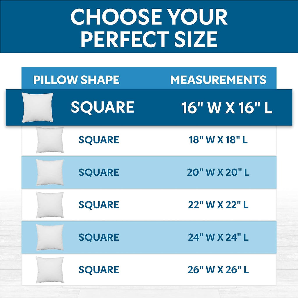 Guardmax Jersey Knitted Throw Pillow Protector with Zipper - 4 Pack -100% Waterproof, Bed Bug Proof, Dust Mite Proof, & Hypoallergenic Pill…