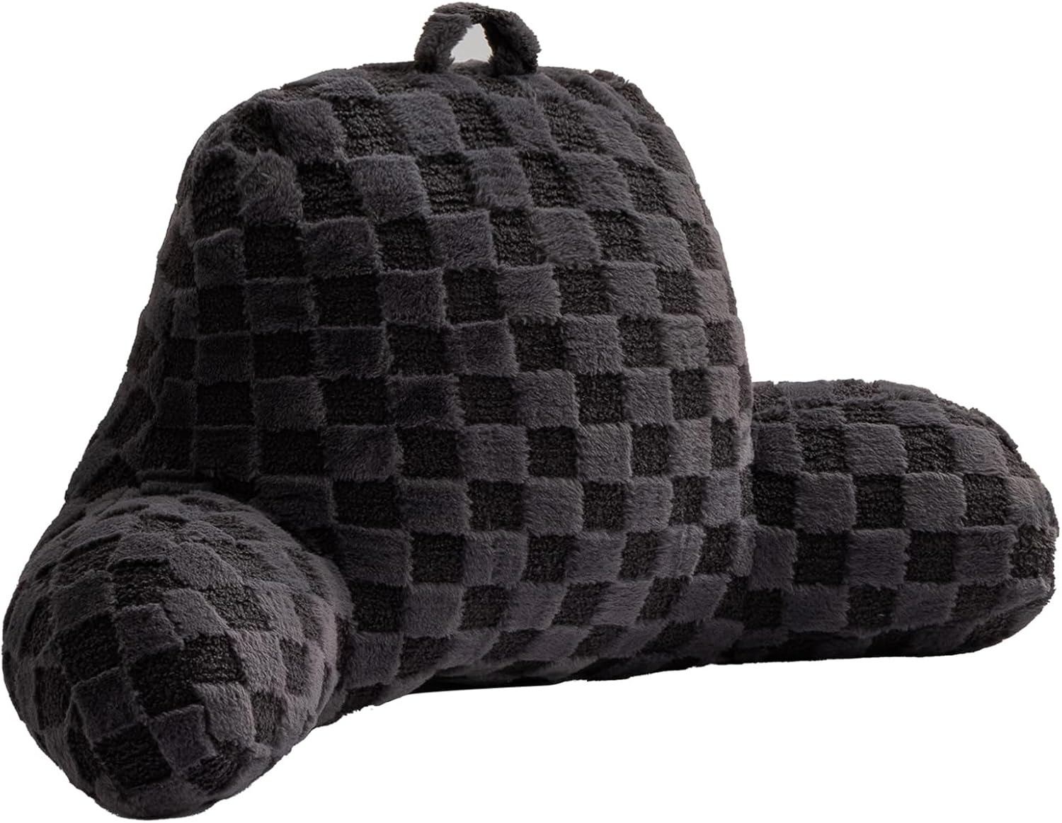 Aimuan Reading Pillow Checkered Bed Rest Wedge Backrest Checkerboard Pillow with Arms Back Support for Sitting Up in Bed Cushion Incline…