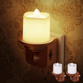 Briignite Candle Night Light, Night Lights Plug into Wall 2 Pack, LED Vintage Night Light with Light Sensor, 0-100LM Dimmable Nightlight…