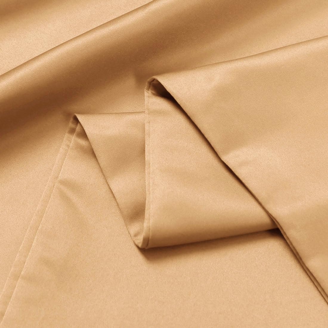uxcell Body Pillow Cover, 20x54 Inch Gold Silky Satin Body Pillowcases for Hair and Skin, Soft Cooling Smooth Pillow Case with Envelope…