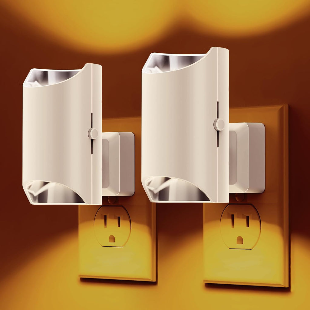L LOHAS LED Night Lights Plug into Wall, Dimmable Night Light 0-100LM, Dusk to Dawn Sensor, Soft White 2000K, Plug in Nightlights for…