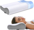 Polovo Neck Pillow Memory Foam for Bed Pillow for Sleeping, Ergonomic Orthopedic Cervical for Neck and Shoulder Pain, Side Back Stomach Sle…