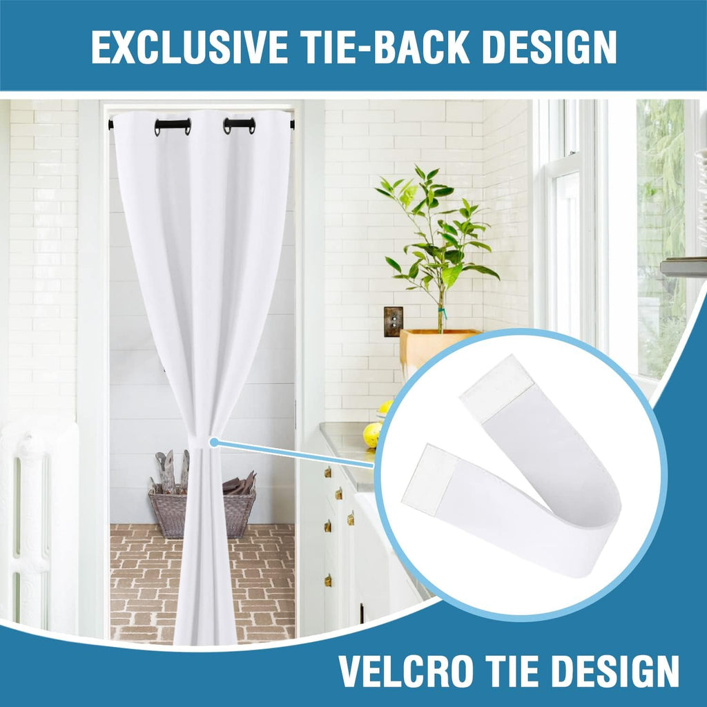 H.VERSAILTEX Doorway Curtain Blackout Closet Door Curtain Room Divider Window Treatment Curtain for Bedroom Thermal Insulated P…
