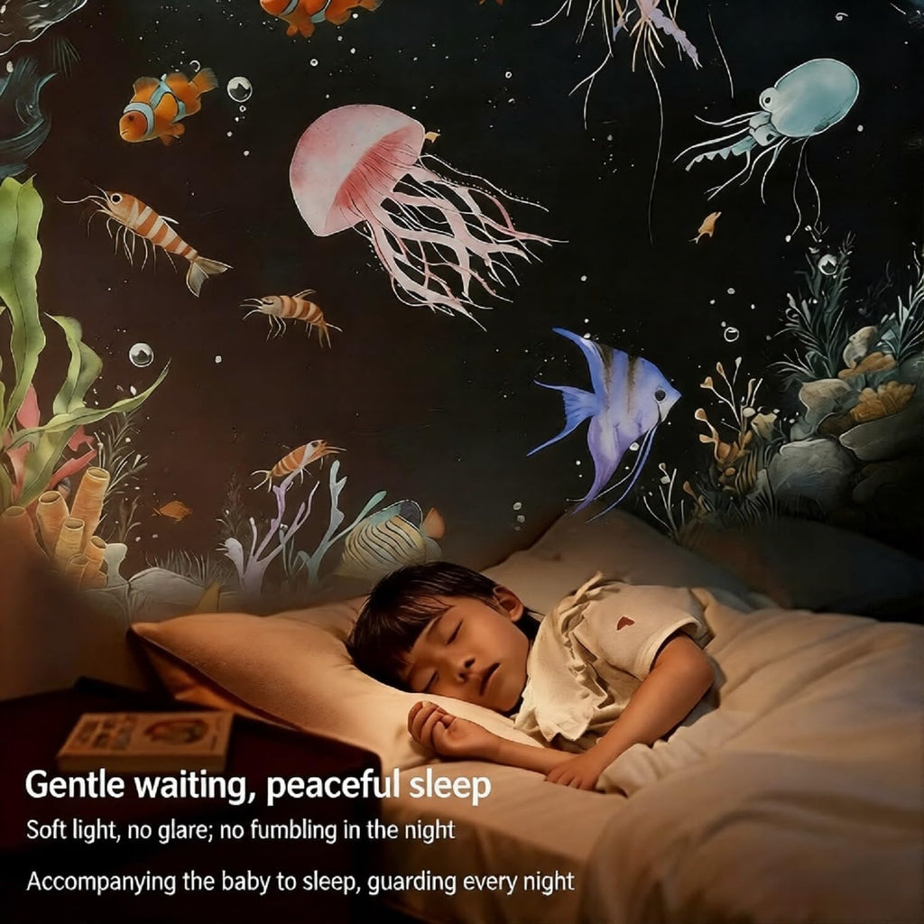 Galaxy Starry Sky Night Light Projector, 2-in-1 Portable with 12 Projection Films, 360° Adjustable Brightness Control Eye‐Caring LED…
