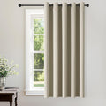 ChrisDowa Blackout Curtains 70 inches Wide for Bedroom - Extra Wide Grommet Thermal Insulated Room Darkening Curtains for Living Room (1 Pa…
