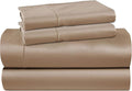 Ambra Linens 100% Organic Cotton Sheets for Queen Size Bed Set - 4 PC Organic Queen Sheets Set - Soft, Comfy, Breathable & Cooling - 16” De…