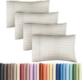 Queen Pillow Cases Set of 4 - Ultra Soft Hotel Quality Pillowcase Covers - Comfy, Cozy & Wrinkle Free - Shrinkage & Fade Resistant…
