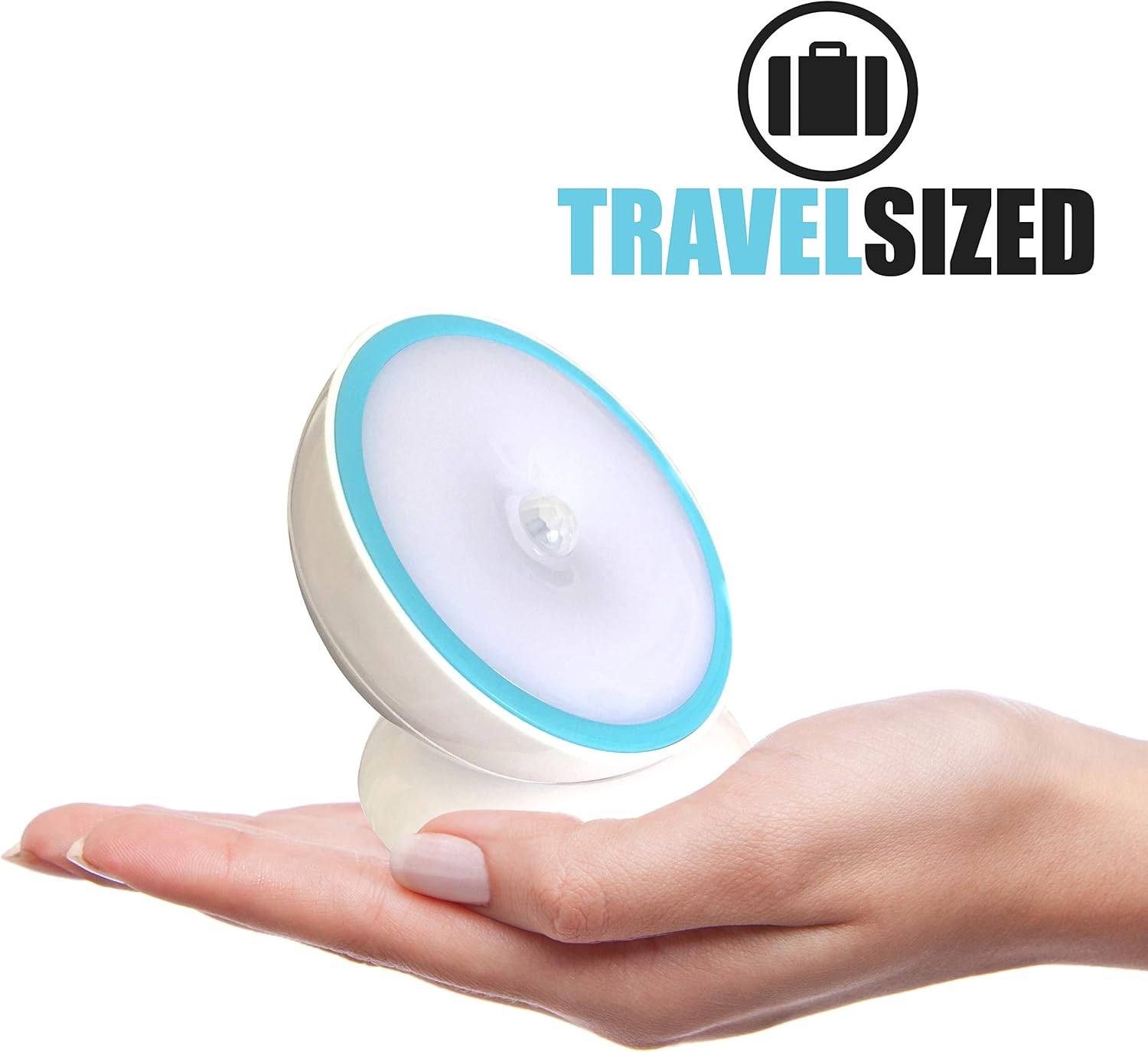 Cruise On Motion-Activated Battery LED Light with Magnetic Base, 360° Rotating Night Lamp for Closets, Bathrooms, Hallways & Cabinets…