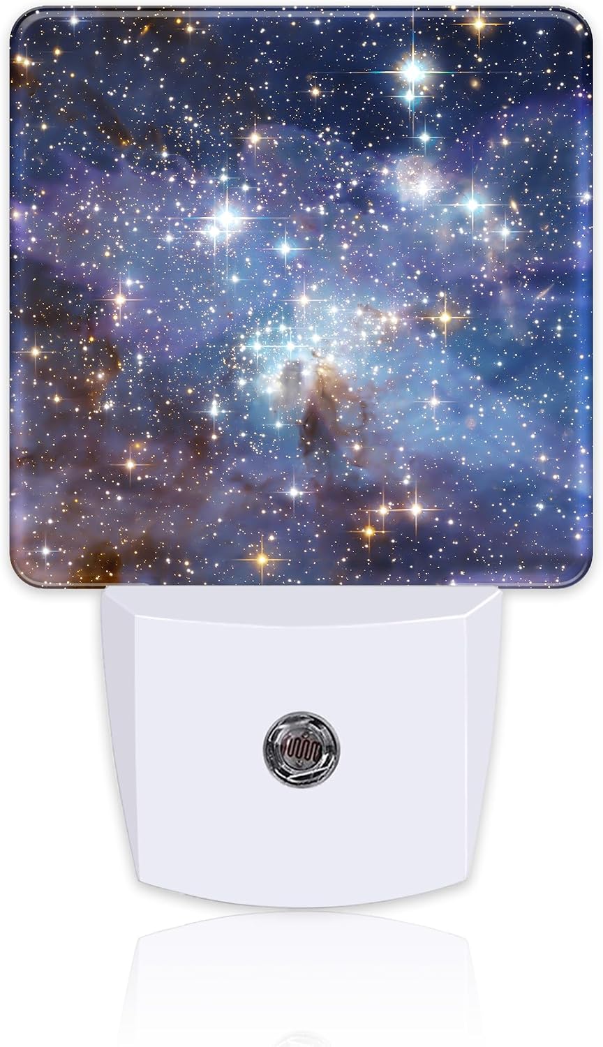 Deep Universe Nebula Night Light Plug into Wall, Galaxy Space with Stars Dusk to Dawn Night Light Plug in,0.5w Energy Saving Sleep…