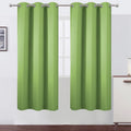 Lemomo Light Green Thermal Blackout Curtains/42 x 72 Inch/Set of 2 Panels Room Darkening Curtains for Bedroom 72 Inch Green