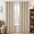 Joydeco Blackout Curtains 95 Inches Long 1 Panel, Thermal Insulated Long Curtains& Drapes 1 Piece, Room Darkening Grommet Drapes for Living…