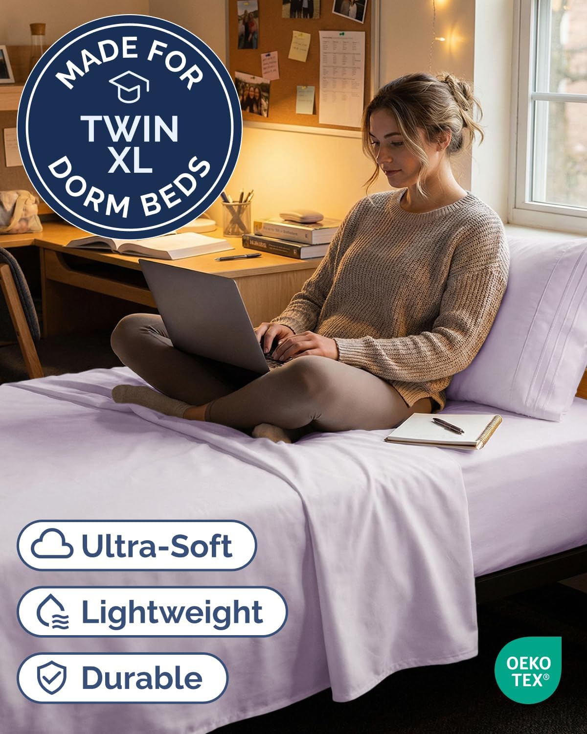 Twin XL Size 3 Piece Sheet Set - Comfy Breathable & Cooling Sheets - Hotel Luxury Bed Sheets for Women & Men - Deep Pockets, Easy-Fit…