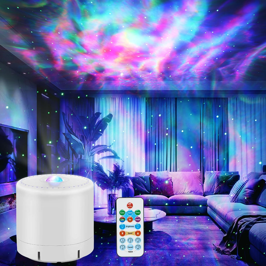 Herhoter Galaxy Projector, Star Projector with Timer and Remote Control for Adults Bedroom Decoration, Party, Star Night Light Plastic red