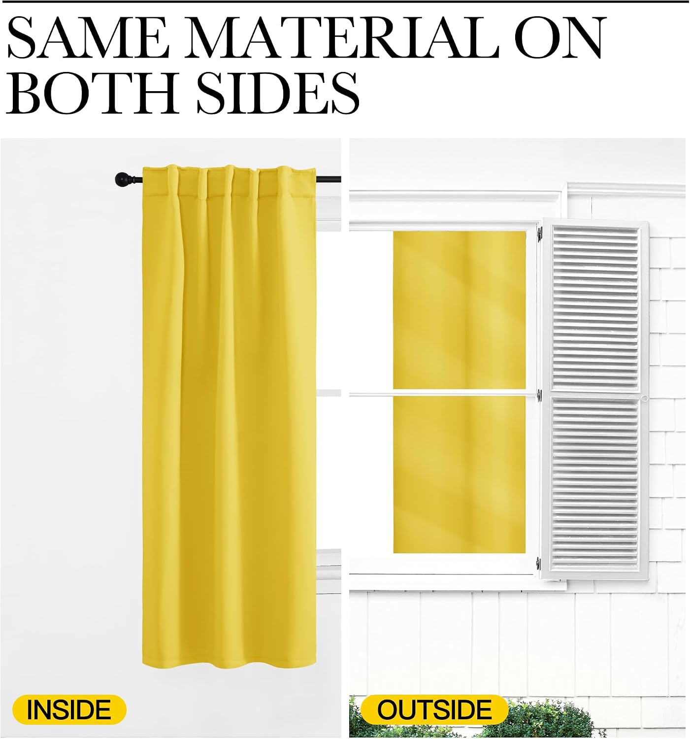 NICETOWN Window Treatment Blackout Curtains and Draperies - (Bright Pink Color) 42x40 inch, 2 Panels, Room Darkening Blackout Panel…