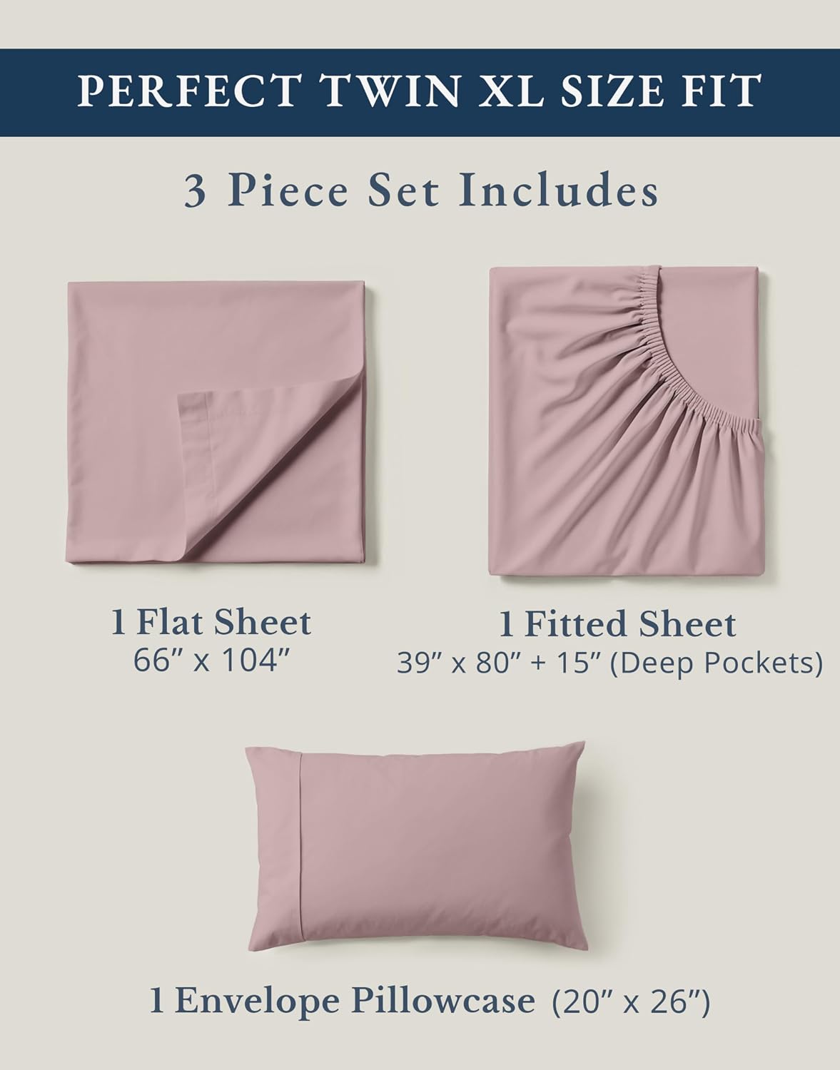 LaneLinen LANE LINEN 100% Organic Cotton reusable Extra Large Twin Sheets for Hospital Bed, Fully Elasticized Reinforsed Seams in Fitte…