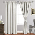 Jiuzhen Blackout Curtains for Bedroom - 60 Inch Extra Wide Thermal Insulated Room Darkening Privacy Soundproof Curtains for Living Room, Se…