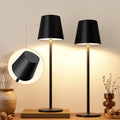 Kakanuo Cordless Table Lamp, 3 Color Stepless Dimming, 5000mAh Rechargeable Battery Powered, Outdoor LED Lamps, for Dining Room, Living…