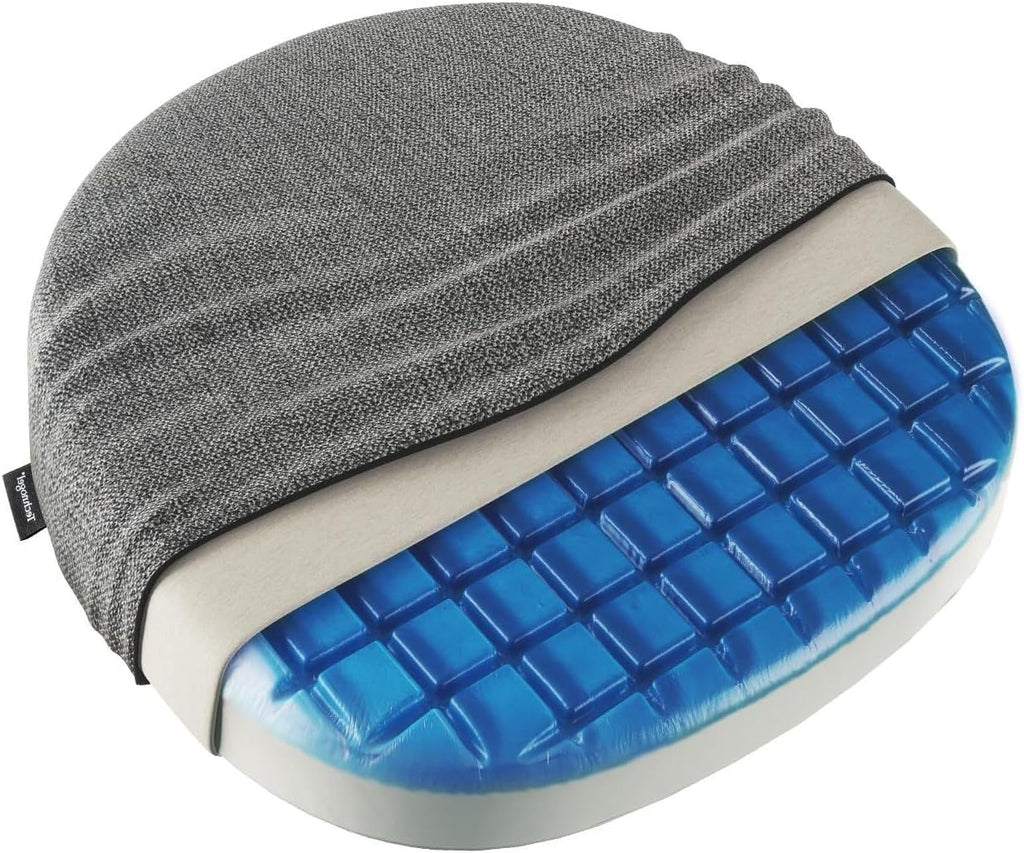 Technogel Pebble Cooling Gel Seat Cushion – Ergonomic Support for Office Chair, Car, Airplane – Sciatica, Hip & Coccyx for Long Sitting, Of…