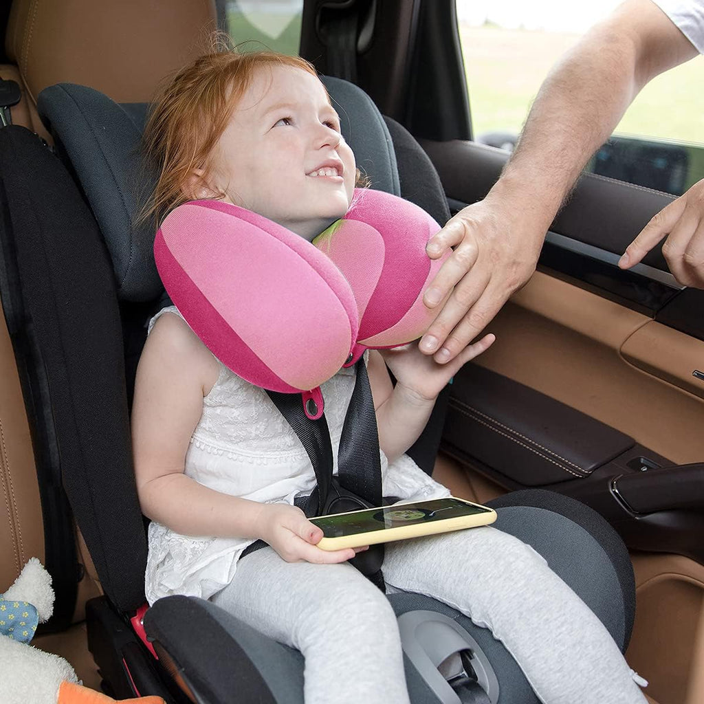 Infanzia Kids Chin Supporting Travel Neck Pillow, Helps Support Head and Neck, Comfortably Designed for Head, Neck, and Chin Support - Gift…