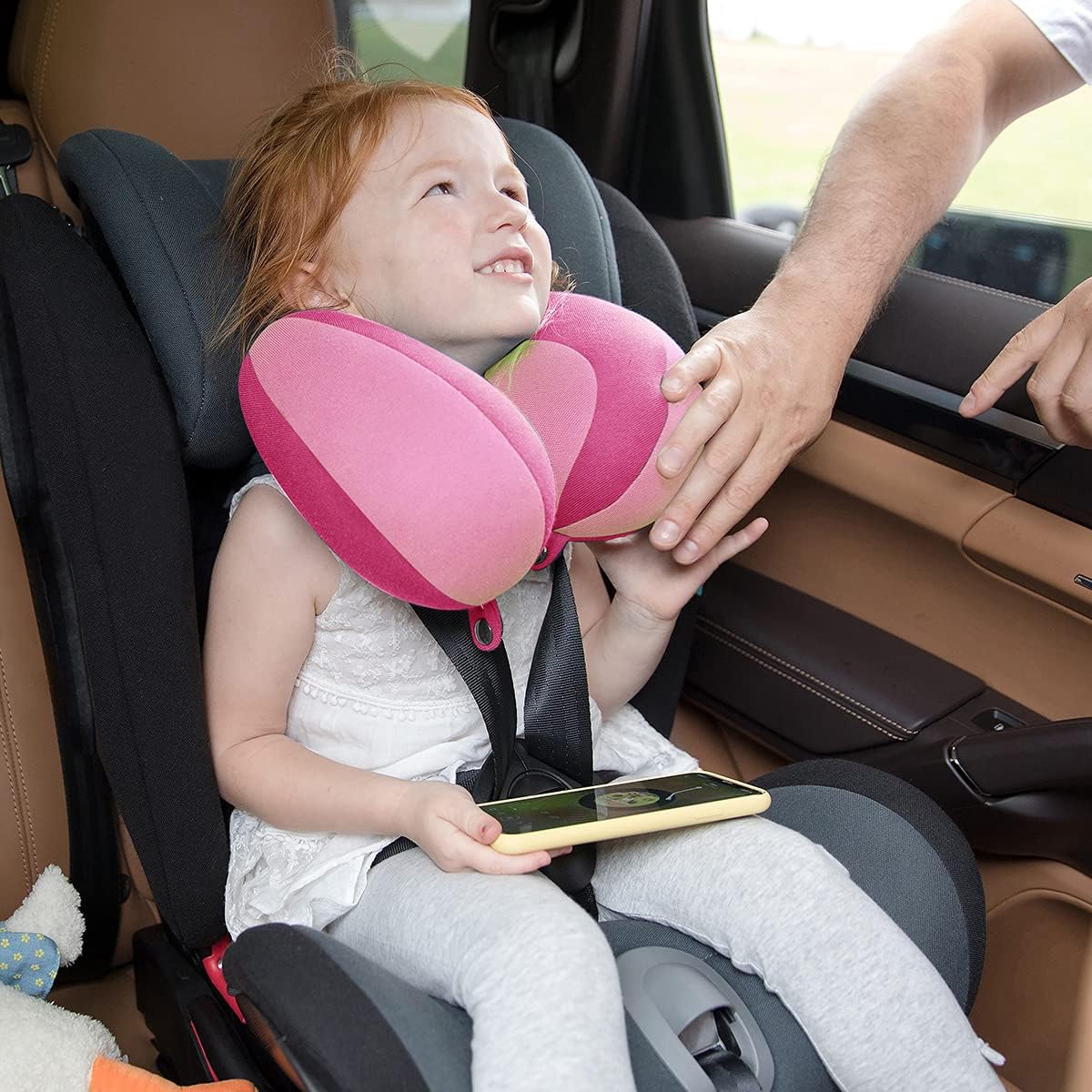 Infanzia Kids Chin Supporting Travel Neck Pillow, Helps Support Head and Neck, Comfortably Designed for Head, Neck, and Chin Support - Gift…