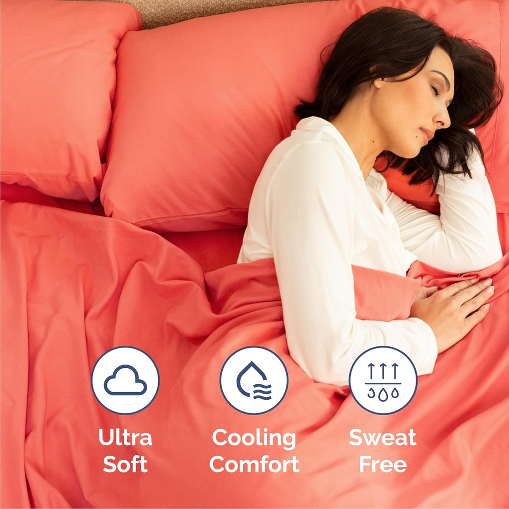 Queen 6 Piece Sheet Set - Comfy, Breathable & Cooling - Hotel Luxury Bedding for Women, Men, Kids, Teens and Children - 1 Flat & 1 Fitted…