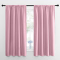 NICETOWN 2 Panels Blackout Curtains, Rod Pocket Thermal Insulated Curtains for Bedroom, Room Darkning Shading Blinds Modern Home…