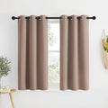 NICETOWN Blackout Window Curtains and Drapes for Kitchen, Window Treatment Thermal Insulated Solid Grommet Blackout Drapery Panels (Set…