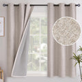 YoungsTex Linen Blackout Curtains 54 Inch Length for Bedroom, Grommet Thermal Insulated Drapes for Living Room Full Light Blocking Privacy…